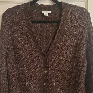 Sundance Beautiful, Dark Brown, Cardigan Sweater In Great Condition! Size Small.